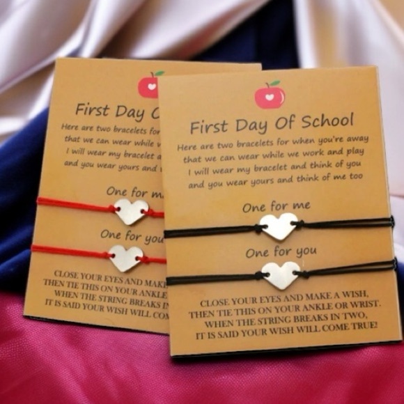First Day of School Bracelet Set - Celebrate Togetherness! 🎉 NWT - Picture 4 of 4